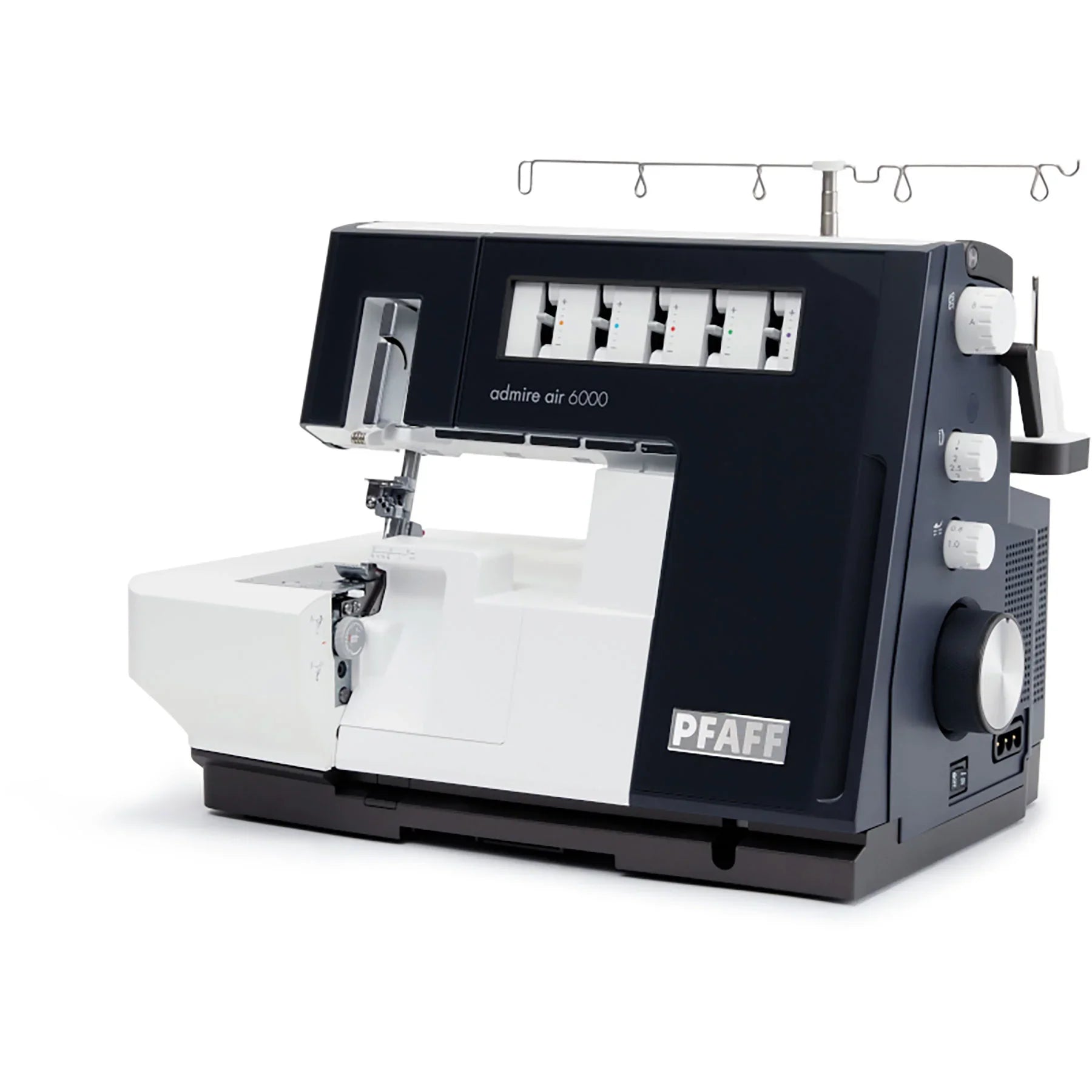 A Sample of PFAFF admire air 6000 Black Coverlock Machine.