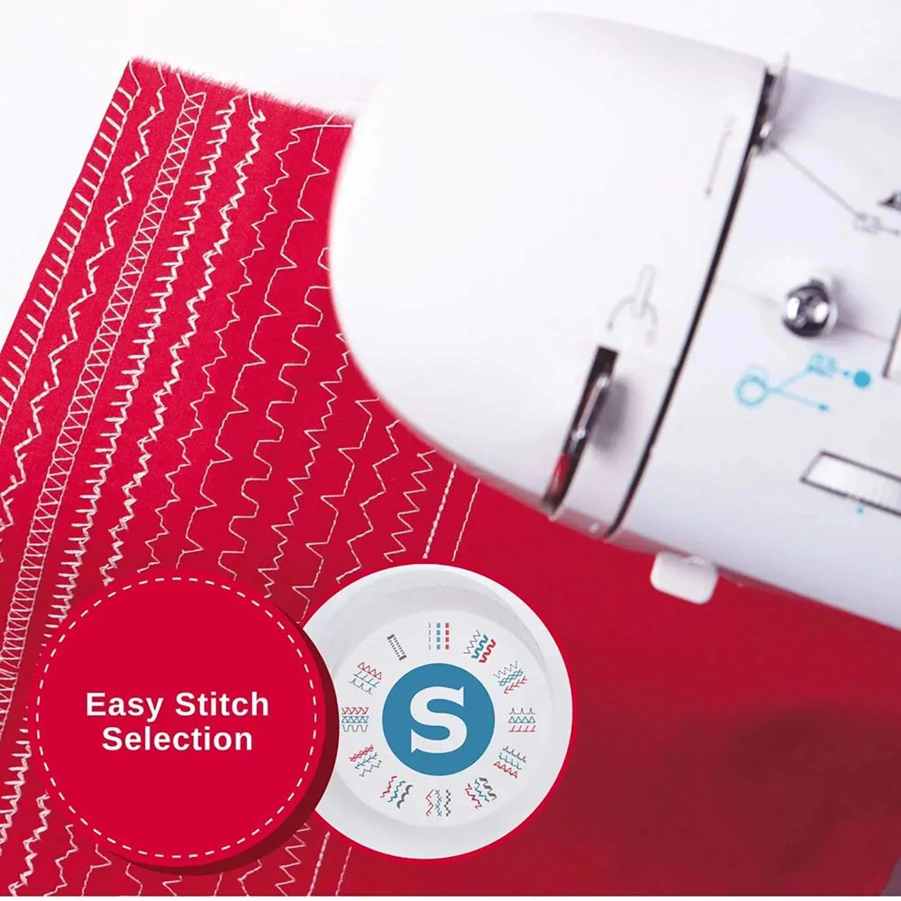 Stitch selection of SINGER Fashion Mate 3342 Sewing Machine.