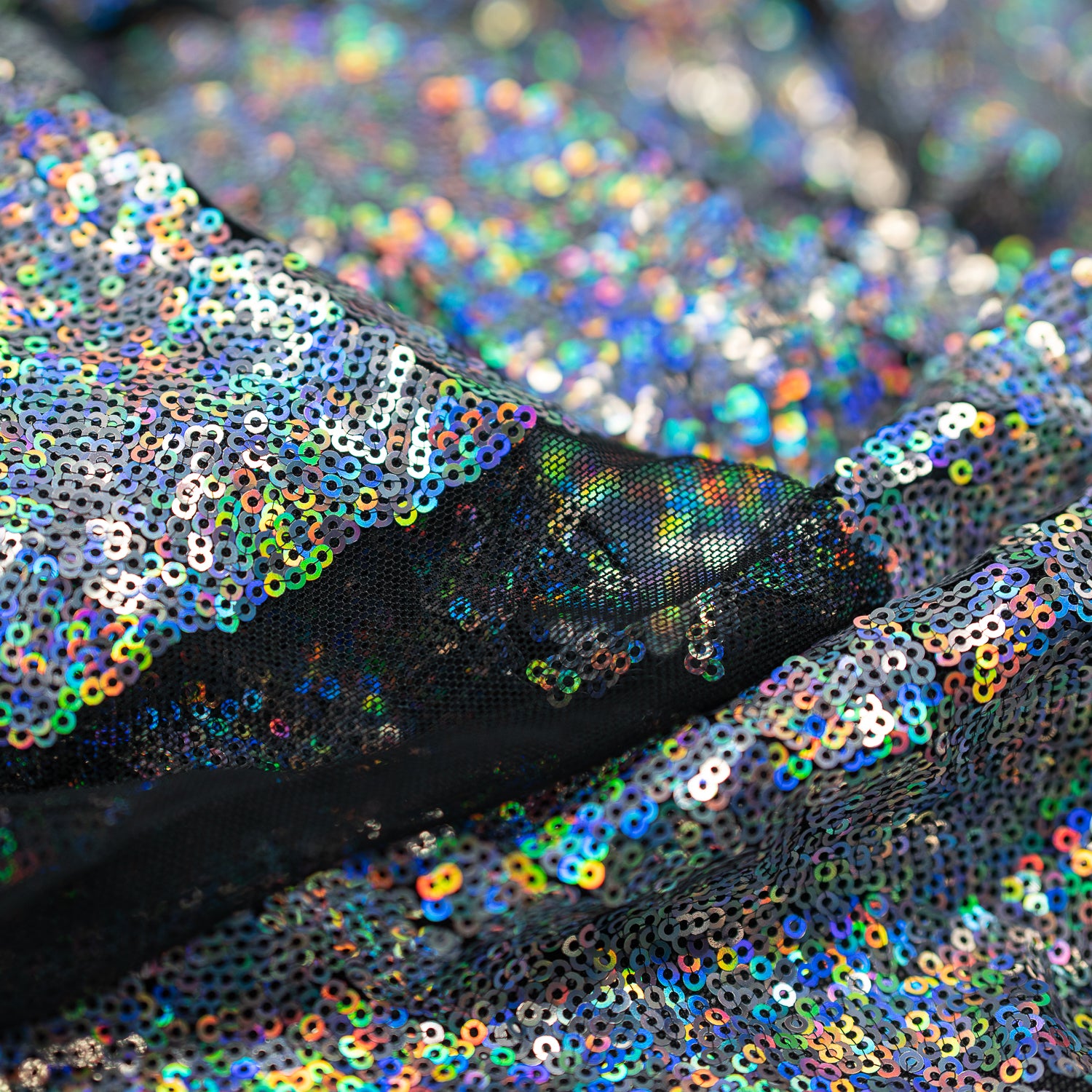 Fever Stretch Mesh Sequin Fabric