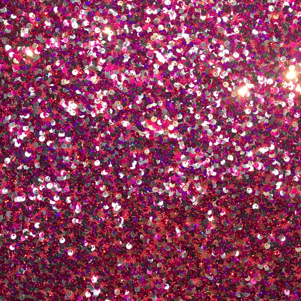 Broadway Sequin Fabric – Red-Red Sequin