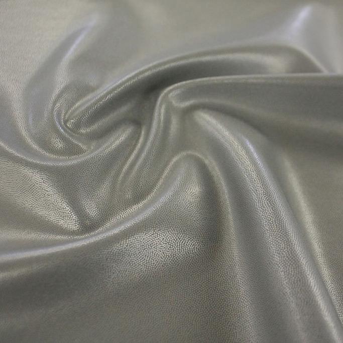 Mystique Foil Fabric - Pearl - 58/60 4 Way Stretch Iridescent Foggy F