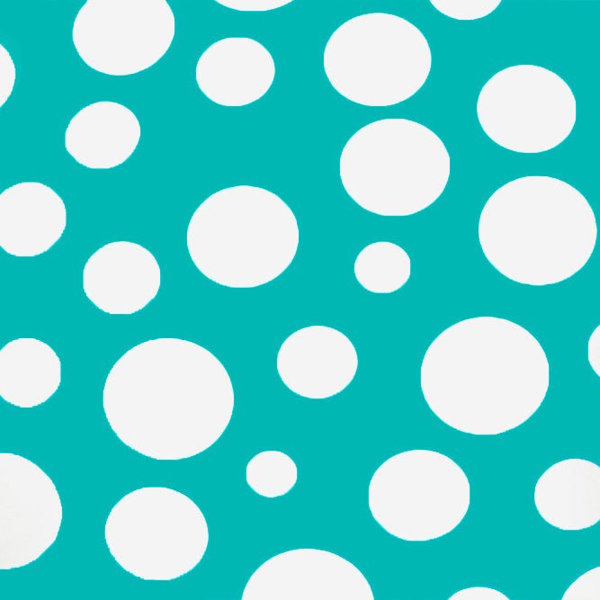 A flat sample of Underwater Bubbles Printed Spandex Fabric in Multi Color