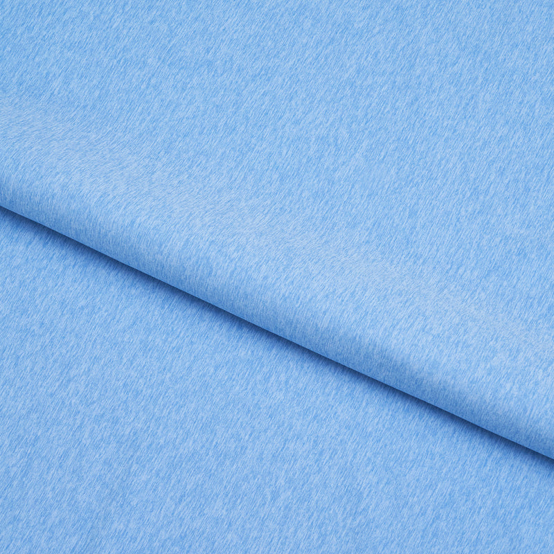 Cali Fabrics Denim Blue Heather Double Brushed Poly/Spandex Fabric