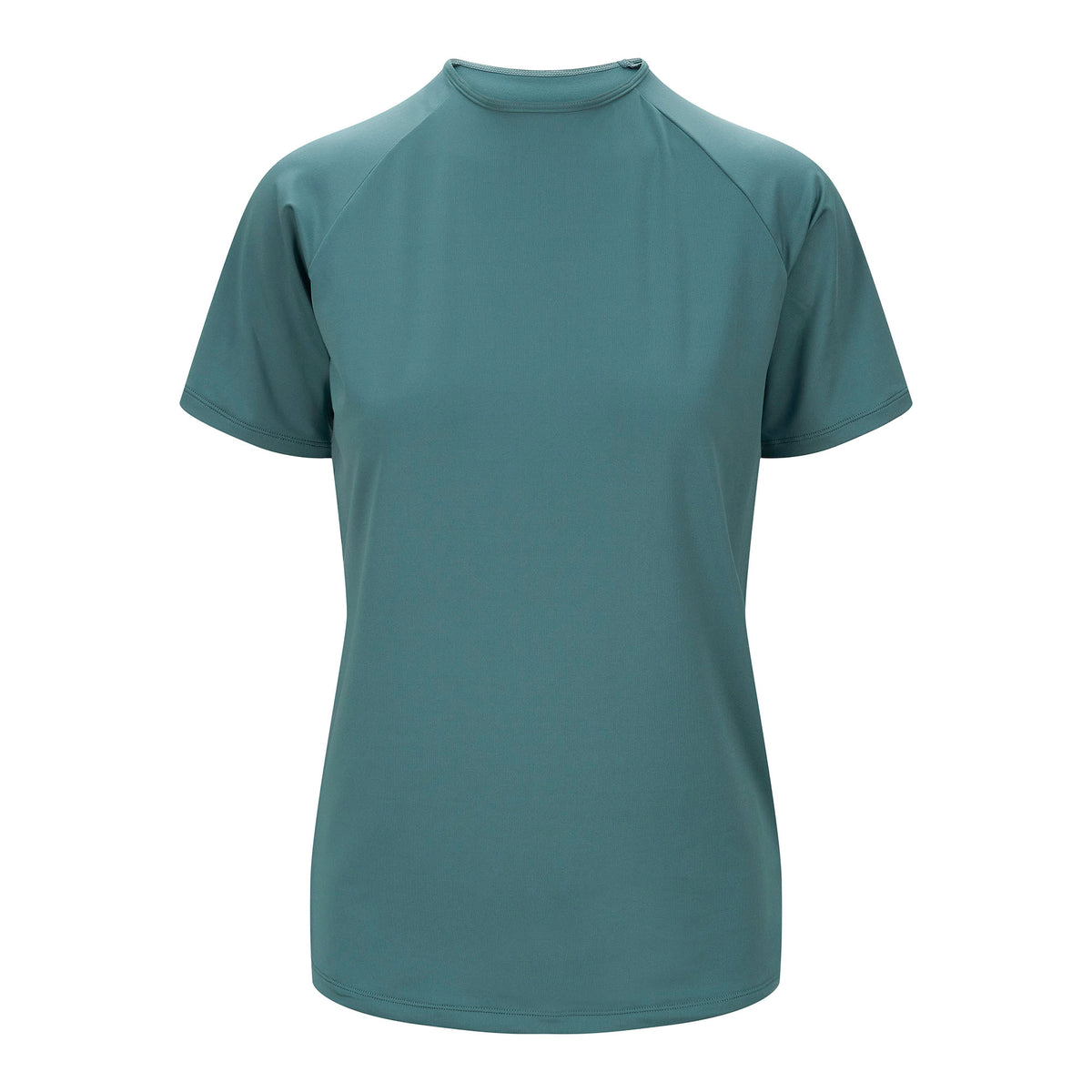 A sample shirt made of Breeze Spandex Jersey with Wicking Fabric in color  pale cacti.