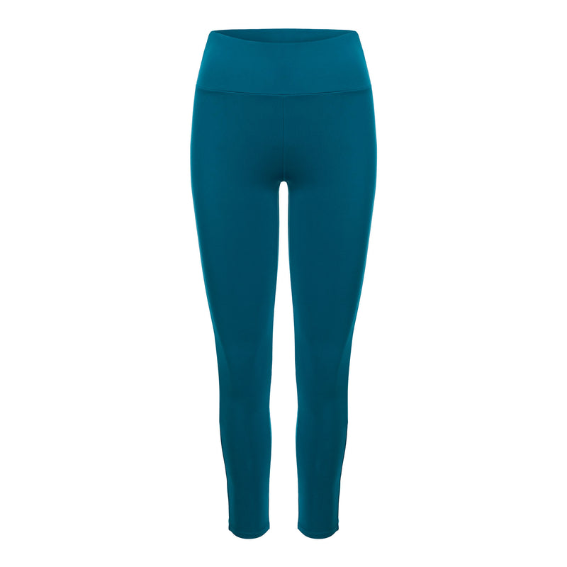 A sample leggings of Double Sided Brushed Recycled Polyester Spandex in the color Empathy.