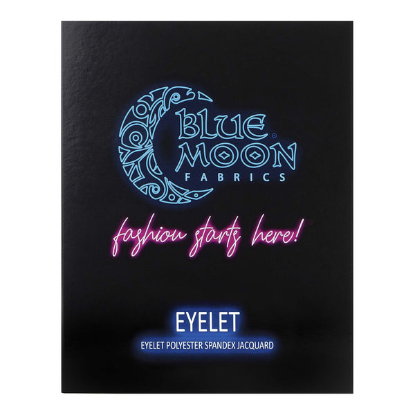Eyelet Polyester Spandex Jacquard Spandex Color Card | Blue Moon Fabri