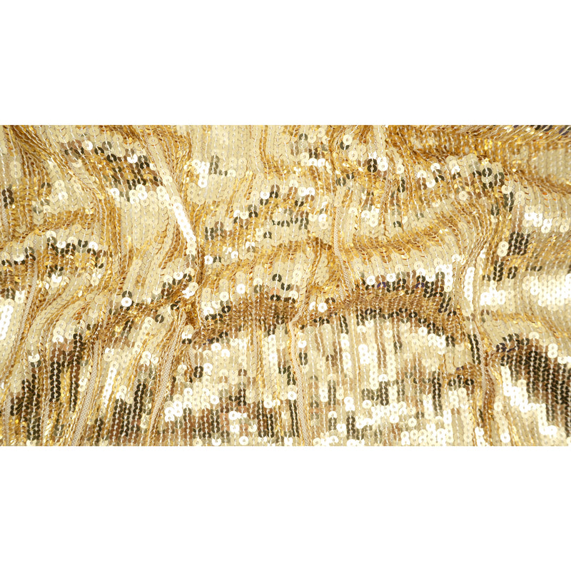 Flounce Fringe Stretch Mesh Sequin Fabric | Blue Moon Fabrics