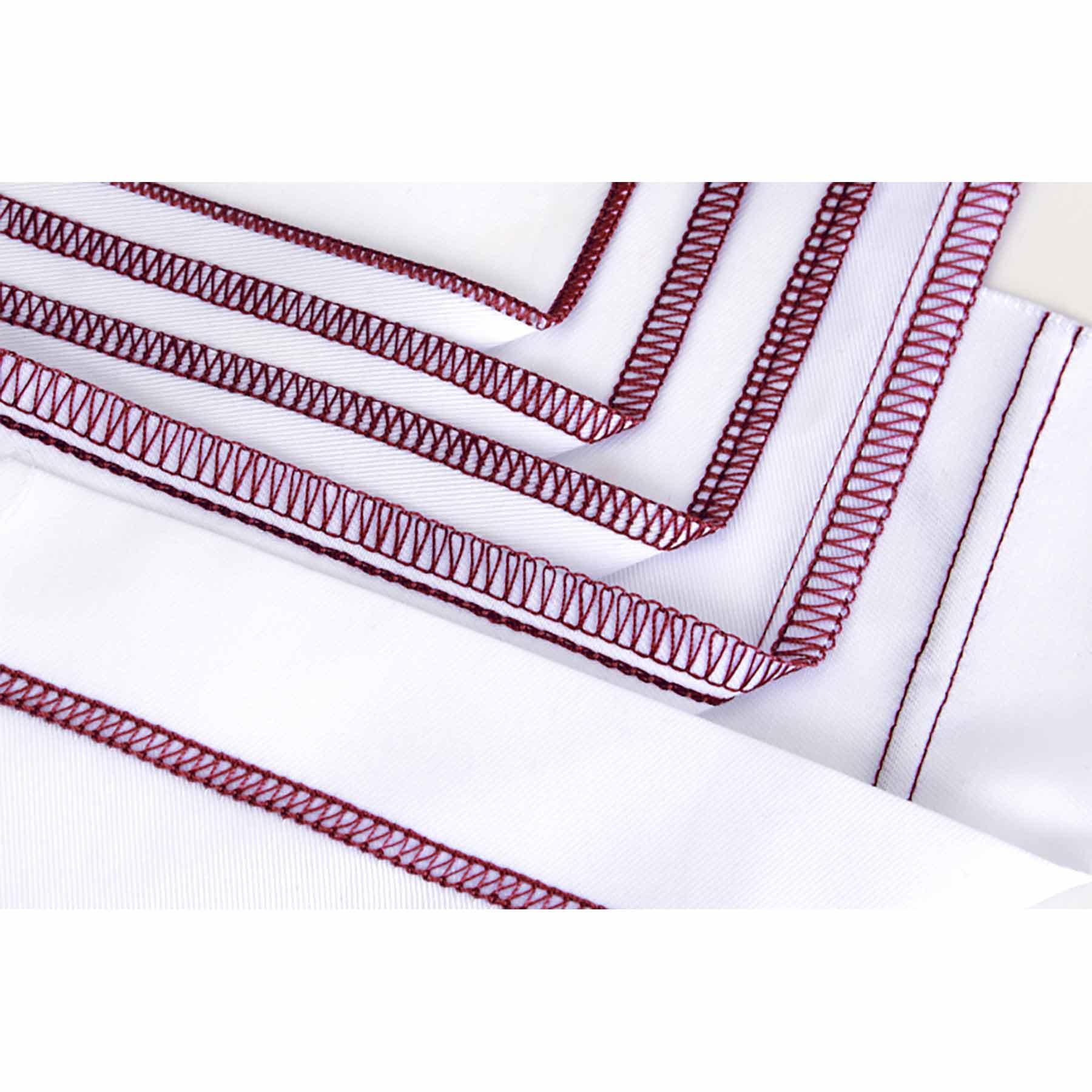 A Sample work of HUSQVARNA VIKING AMBER Air S | 500 Coverlock Machine.