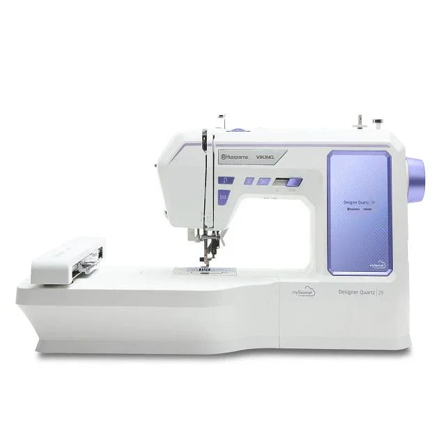 A sample of HUSQVARNA VIKING DESIGNER QUARTZ 29 Sewing & Embroidery Machine.