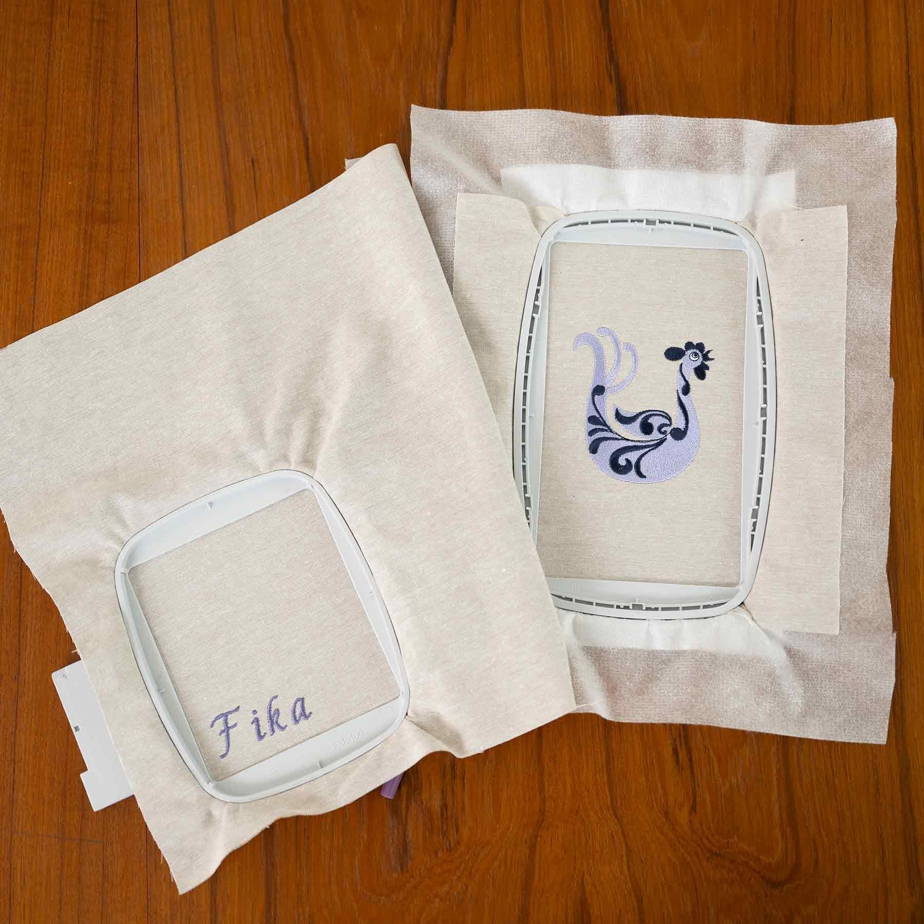 A sample work of HUSQVARNA VIKING DESIGNER QUARTZ 29 Sewing & Embroidery Machine.