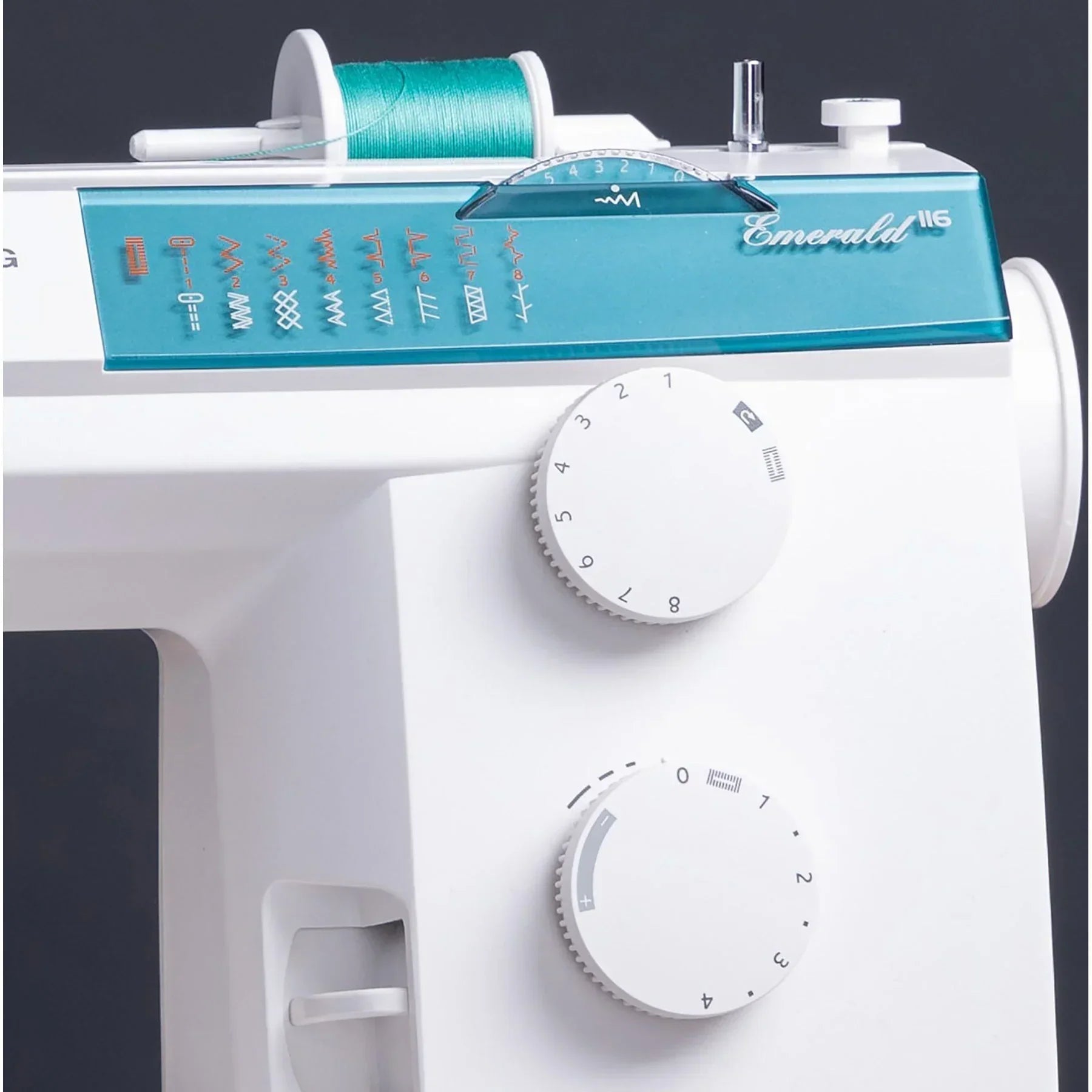 A sample of HUSQVARNA VIKING EMERALD 116 Sewing Machine.