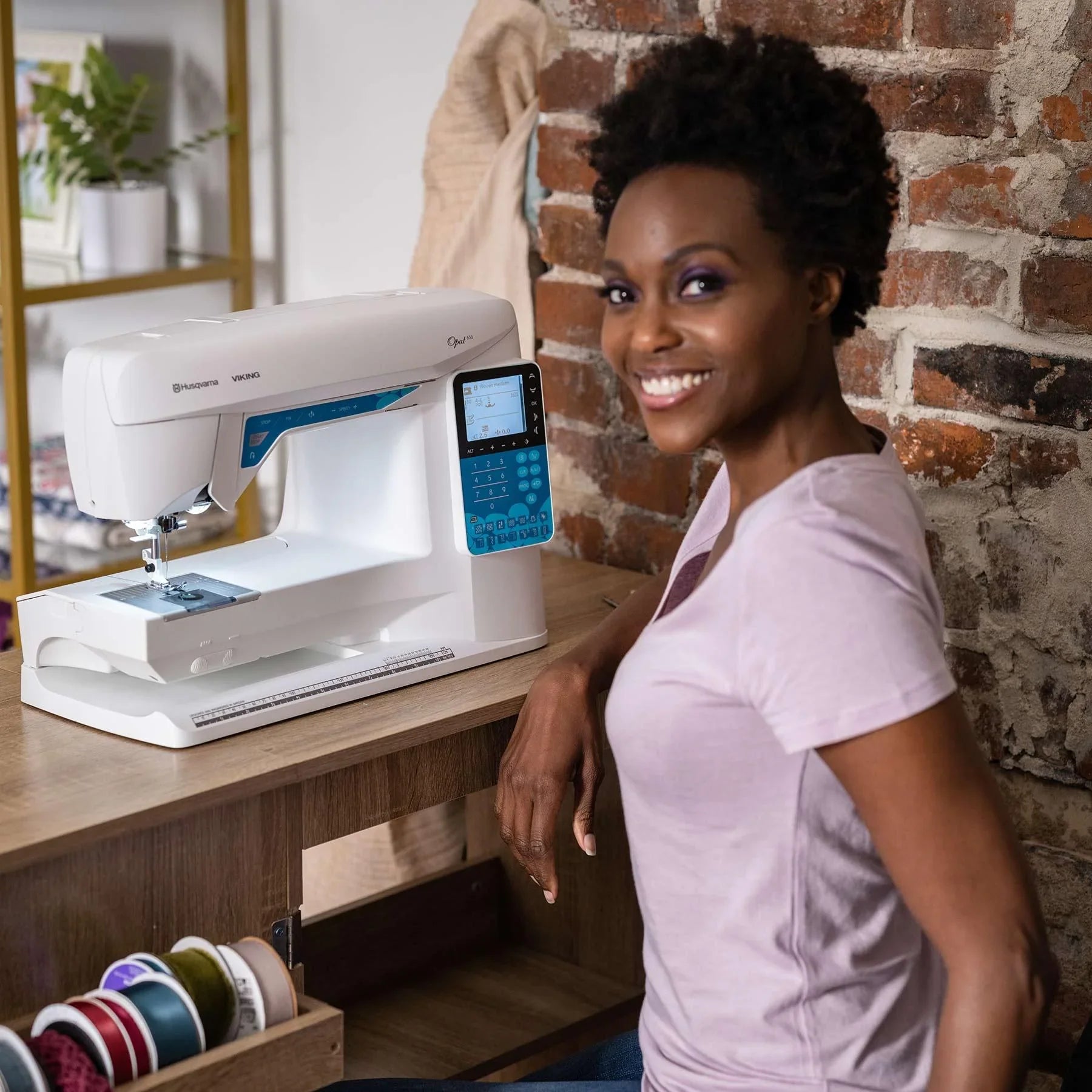 A sample of HUSQVARNA VIKING OPAL 650 Sewing Machine.