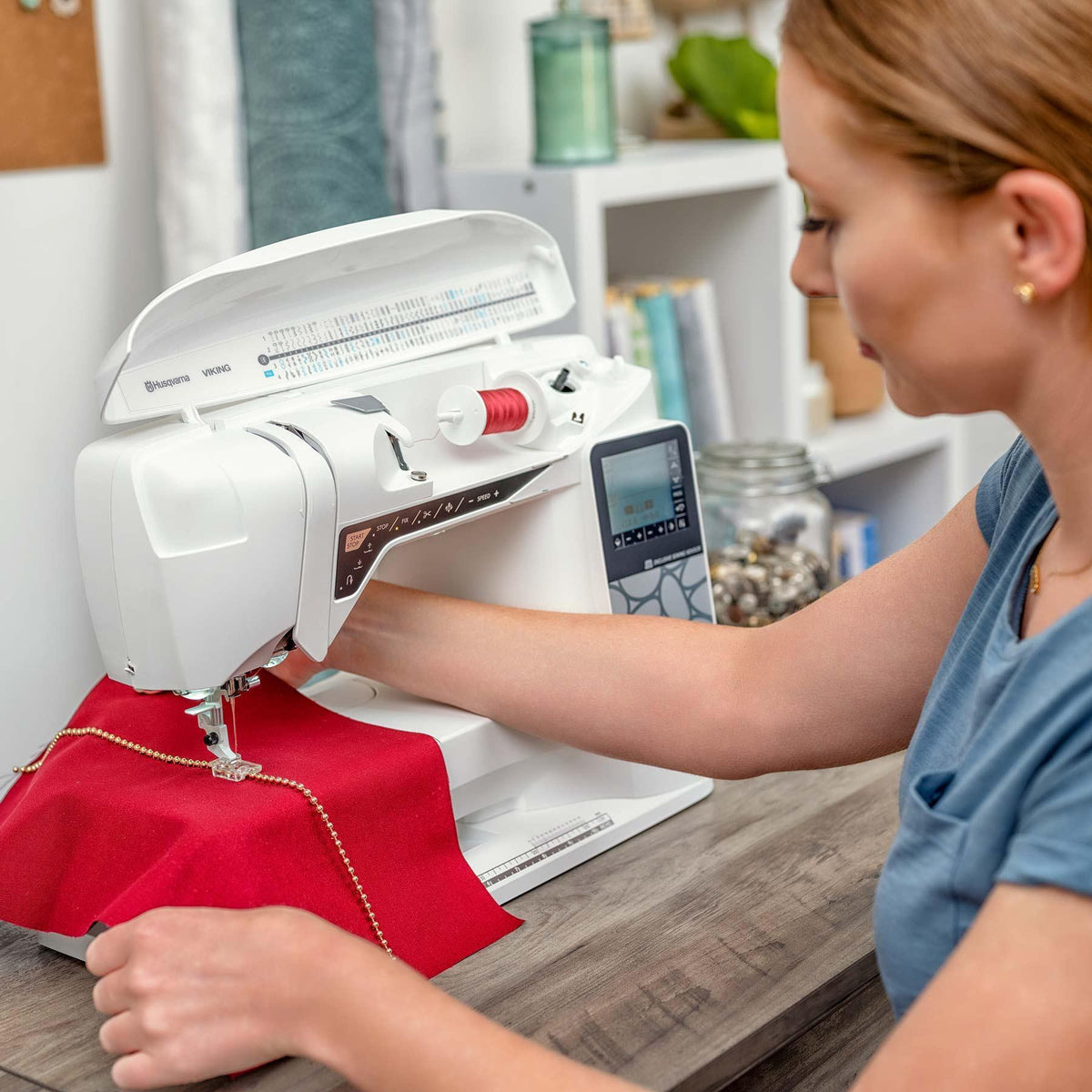 A sample of HUSQVARNA VIKING OPAL 690Q Sewing Machine.