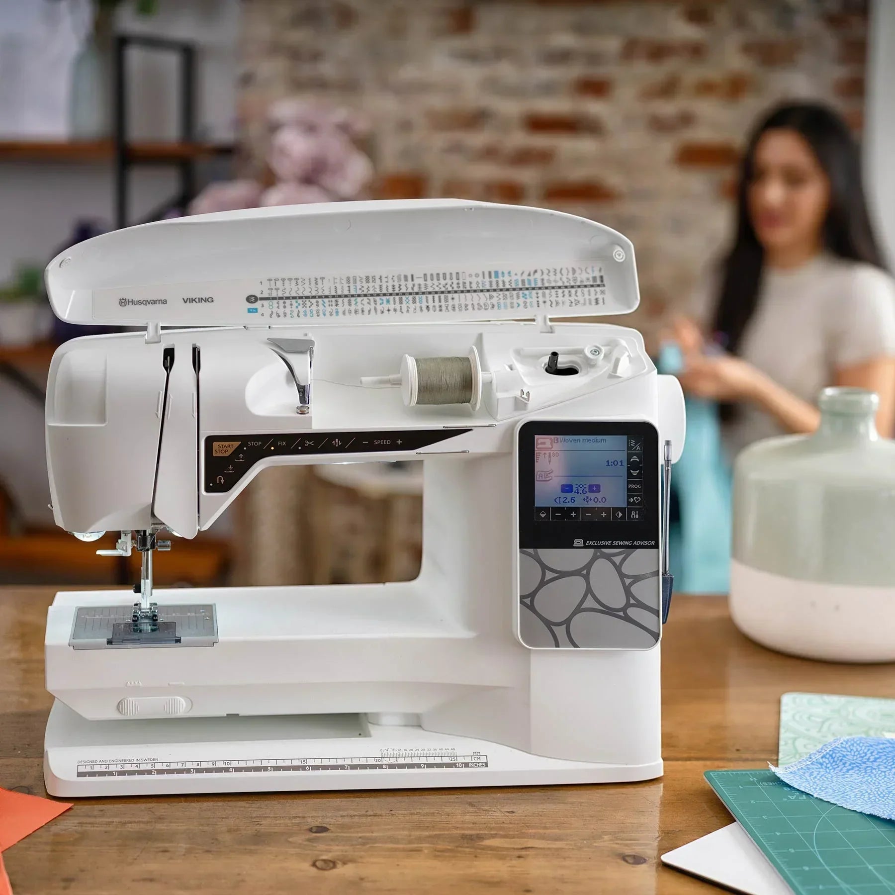 A sample of HUSQVARNA VIKING OPAL 690Q Sewing Machine.
