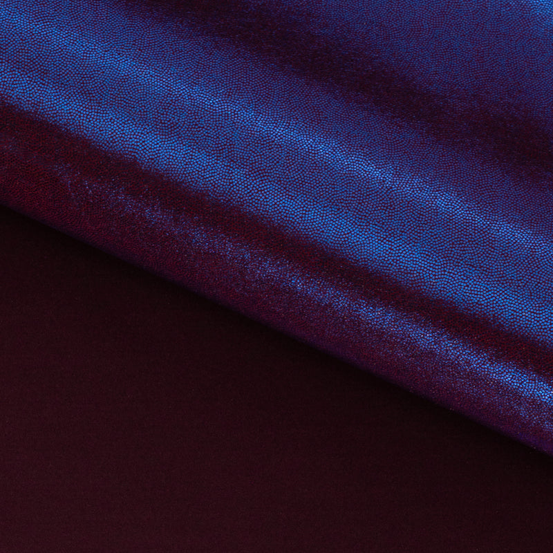 Mystique Foiled Spandex Fabric | Blue Moon Fabrics