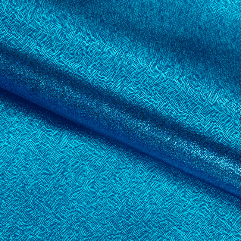 Mystique Foiled Spandex Fabric | Blue Moon Fabrics