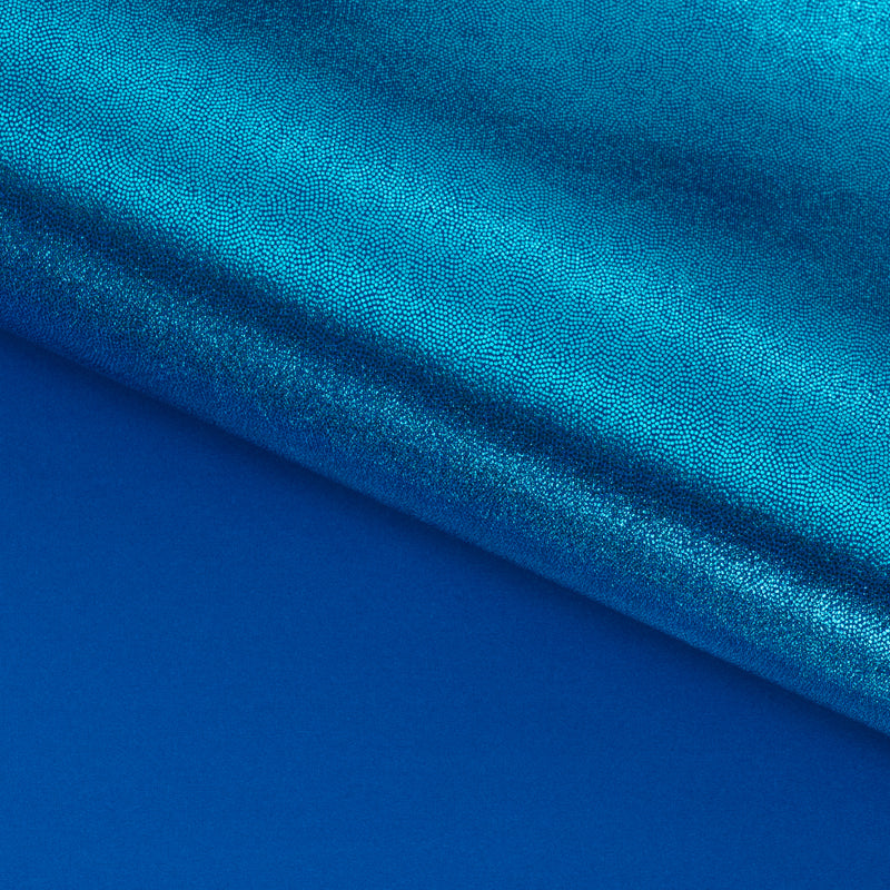 Mystique Foiled Spandex Fabric | Blue Moon Fabrics