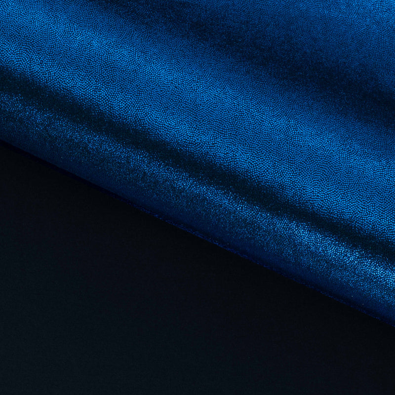 Mystique Foiled Spandex Fabric | Blue Moon Fabrics