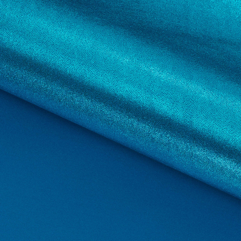 Mystique Foiled Spandex Fabric | Blue Moon Fabrics