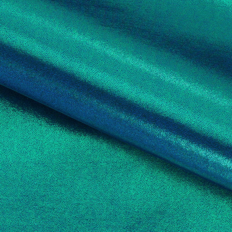 Mystique Foiled Spandex Fabric | Blue Moon Fabrics