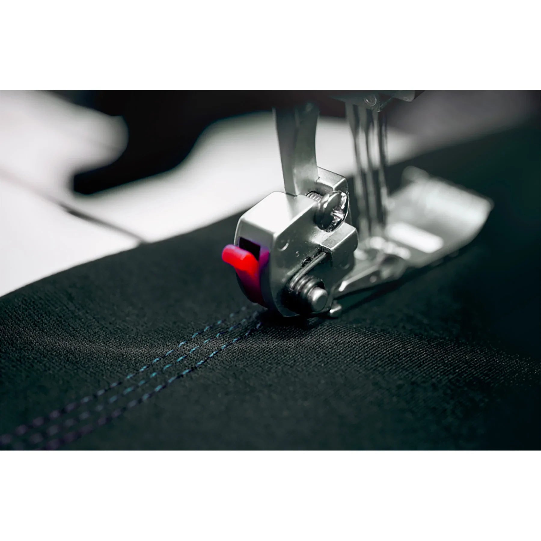 A Sample of PFAFF admire air 6000 Black Coverlock Machine.
