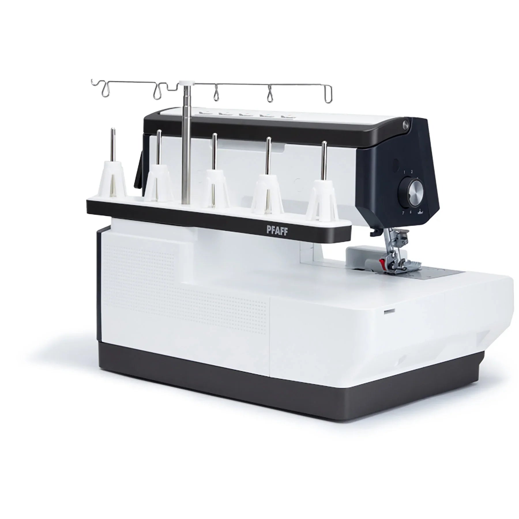 A Sample of PFAFF admire air 6000 Black Coverlock Machine.