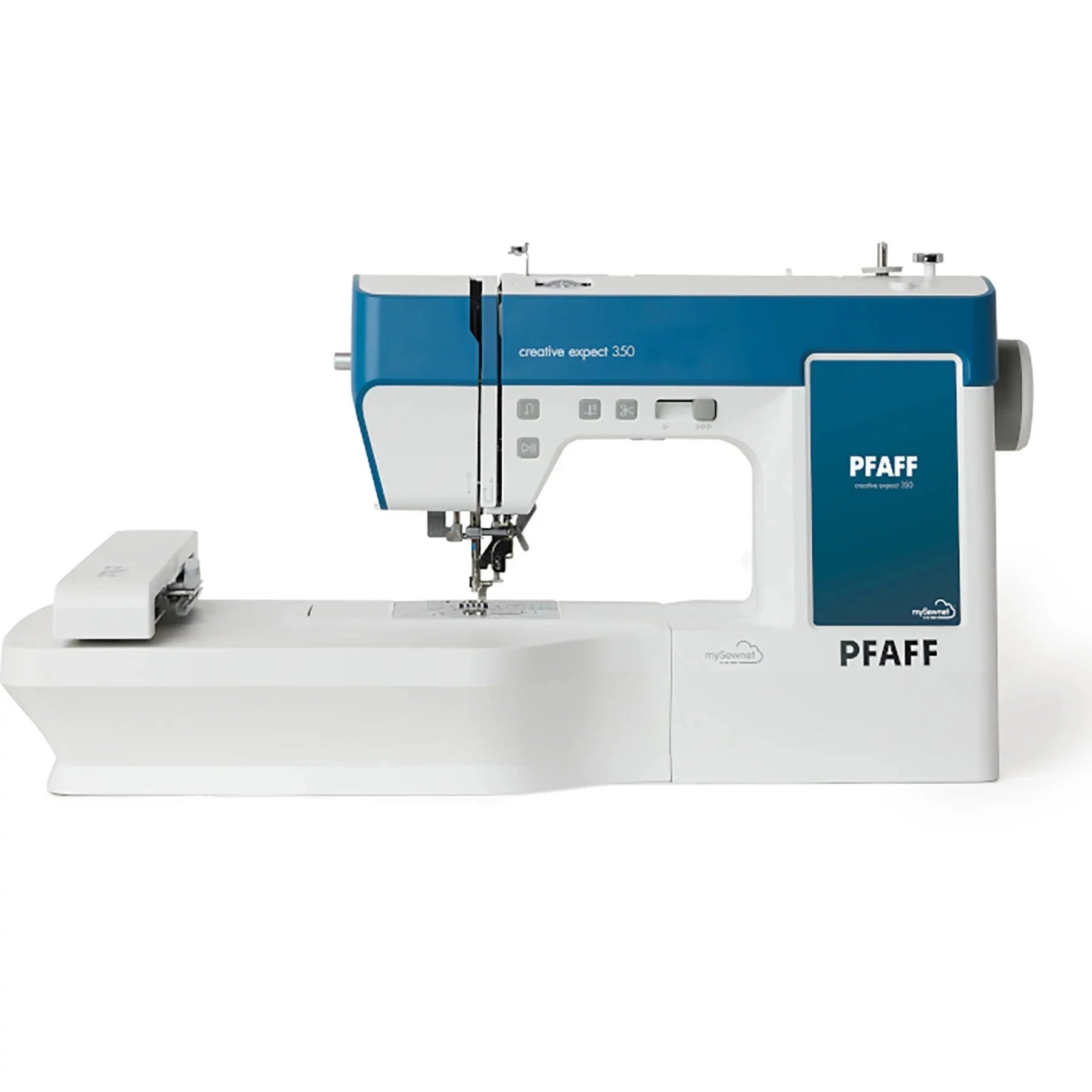 A sample PFAFF creative expect 350 Sewing & Embroidery Machine.
