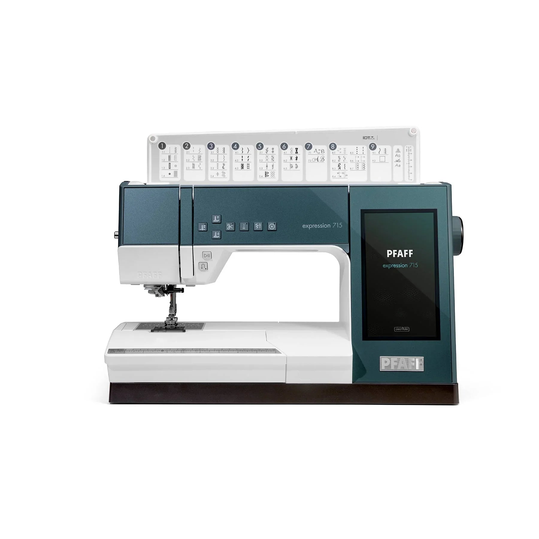 A sample of PFAFF® expression™ 715 Sewing Machine.