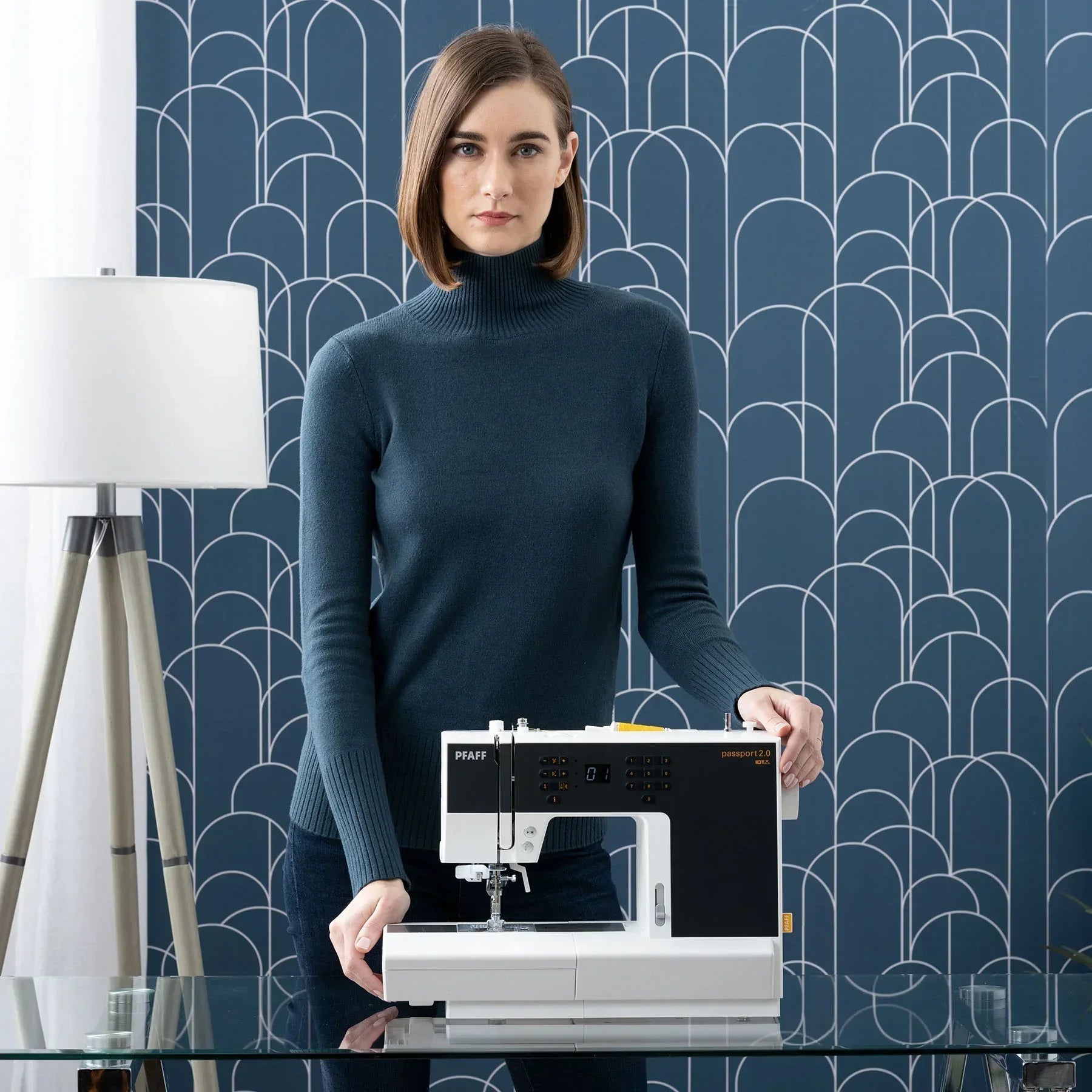 A sample of PFAFF passport 2.0 Sewing Machine.