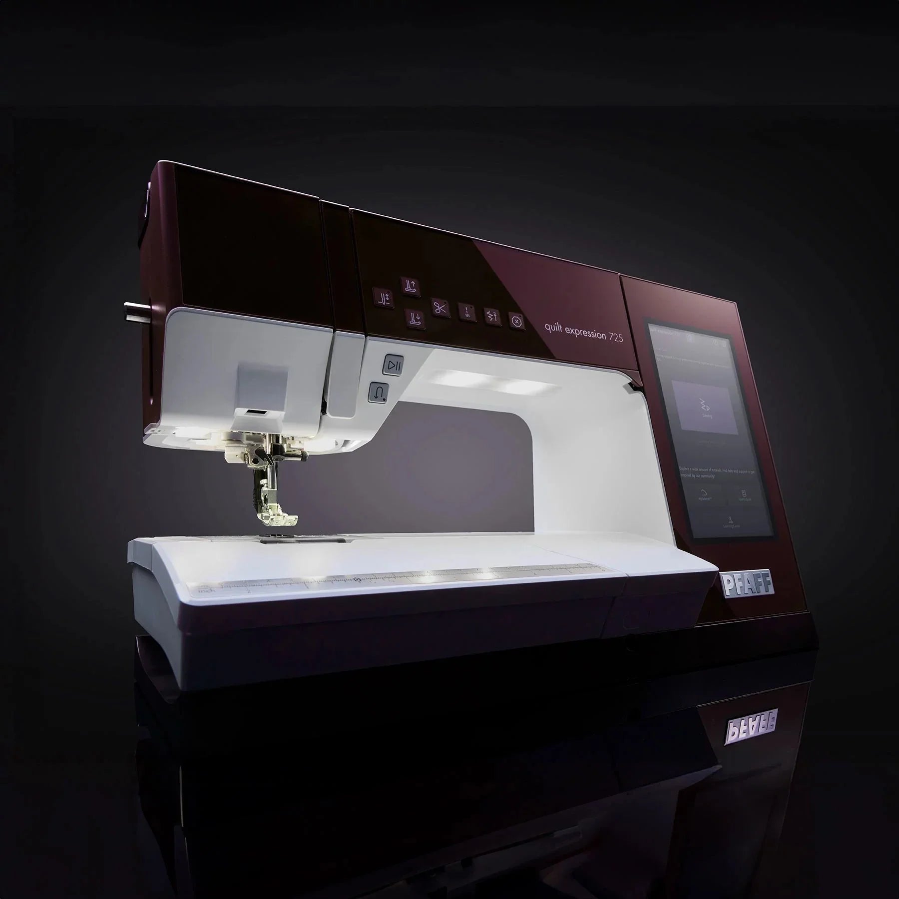 A sample of PFAFF® quilt expression™ 725 Sewing Machine.