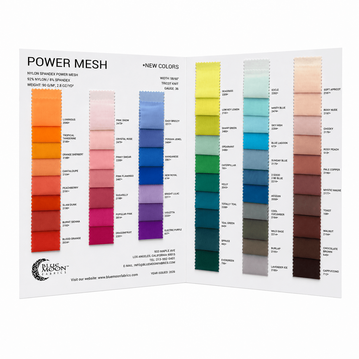 Power Mesh Expansion Card | Blue Moon Fabrics