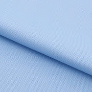 A piece of Oxford Style Printed On Recycled Spandex Fabric in color light blue.