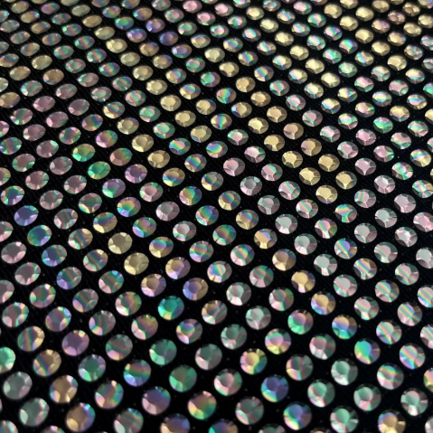 Rhinestone Beveled Sequin Glitz In Lurex Fabric | Blue Moon Fabrics