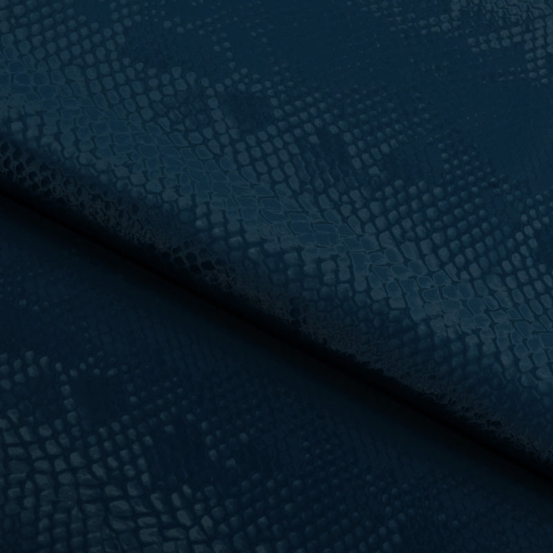 Serpent Polyester spandex Slick Vinyl Fabric | Blue Moon Fabrics