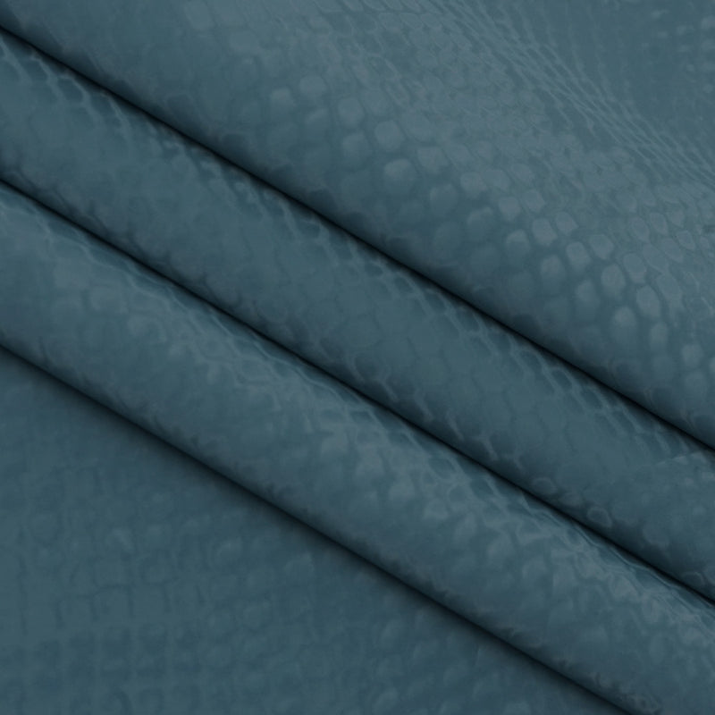 Serpent Polyester spandex Slick Vinyl Fabric | Blue Moon Fabrics