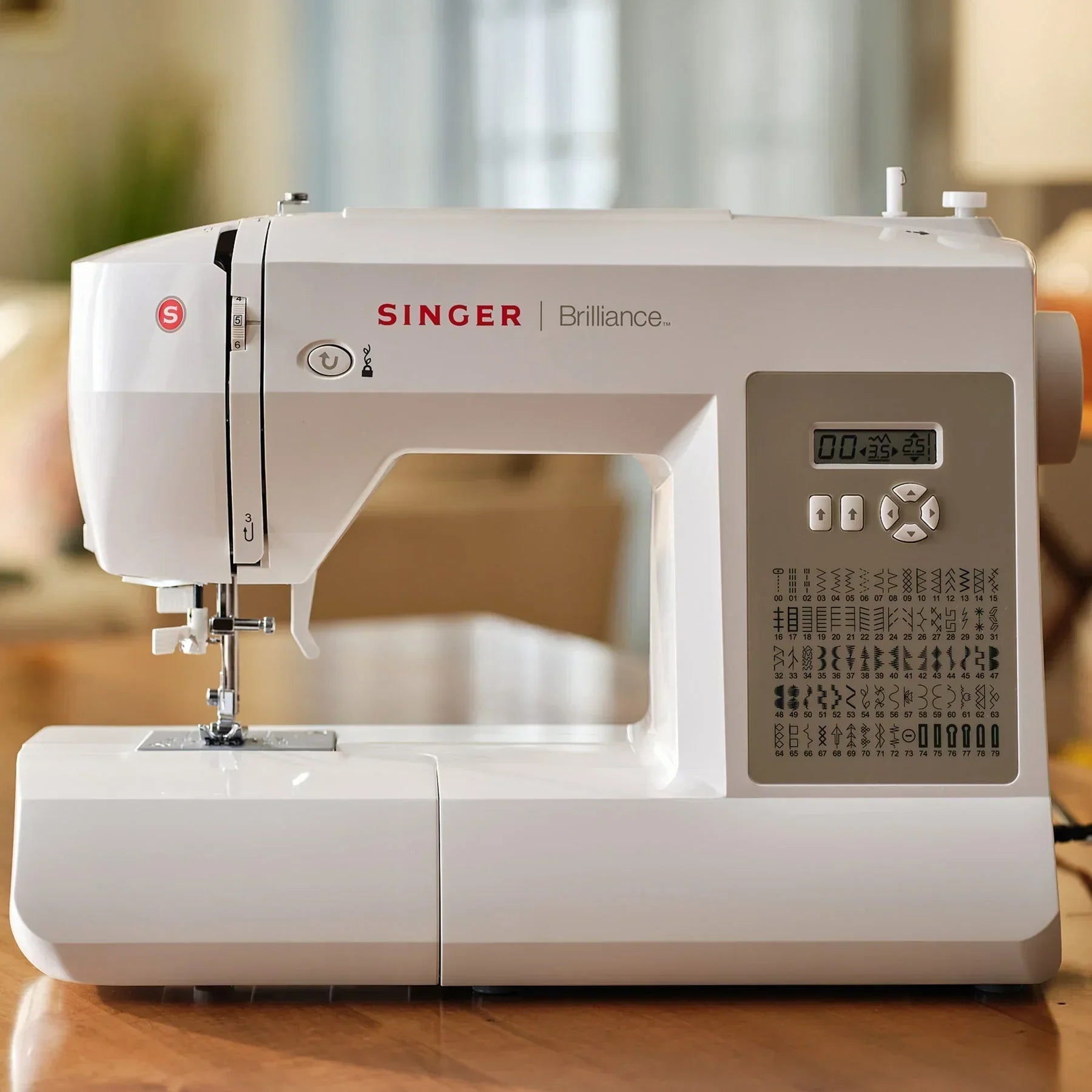 A sample of SINGER® Brilliance™ 6180 Sewing Machine.