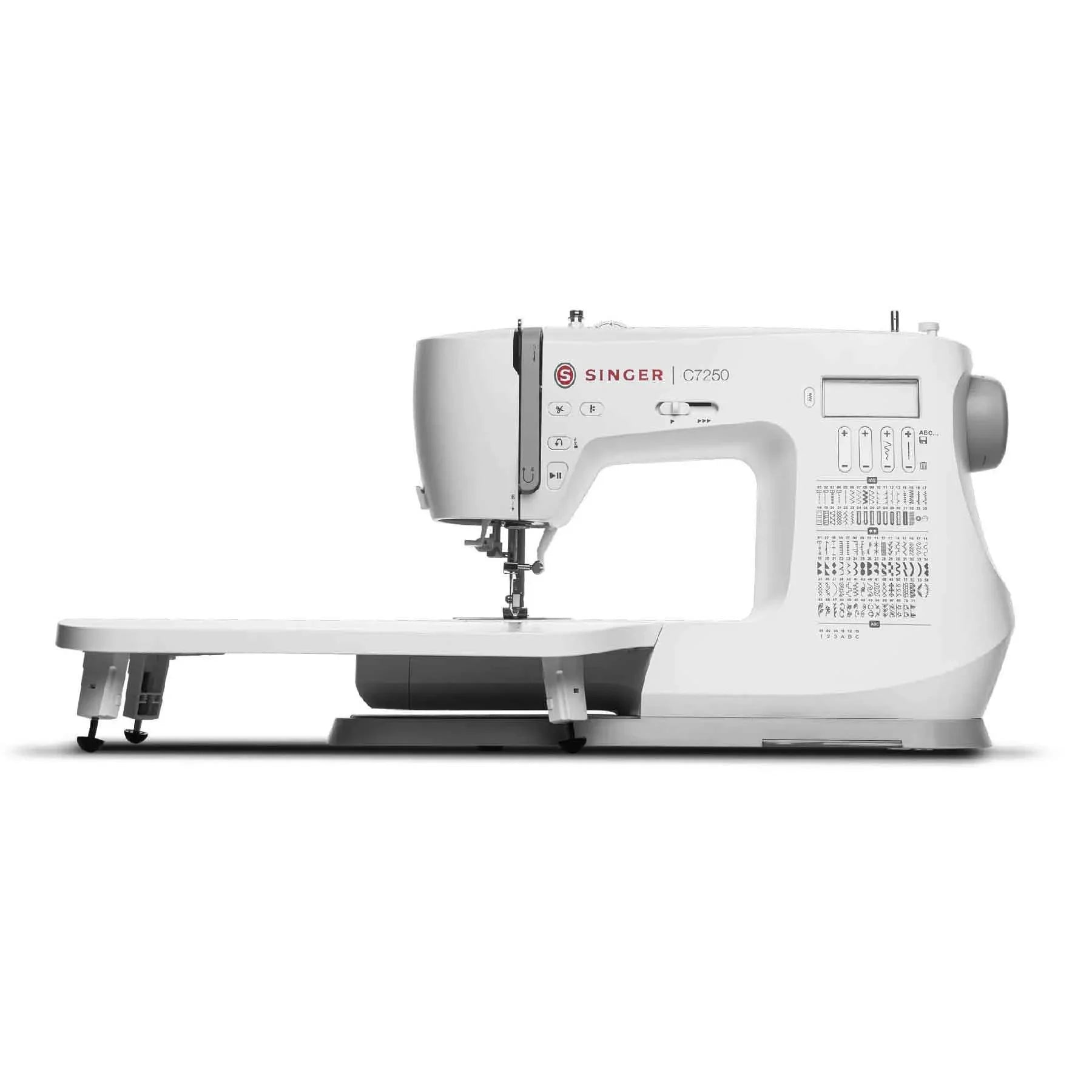 A Sample of the SINGER C7250 Sewing Machine with Extension Table.