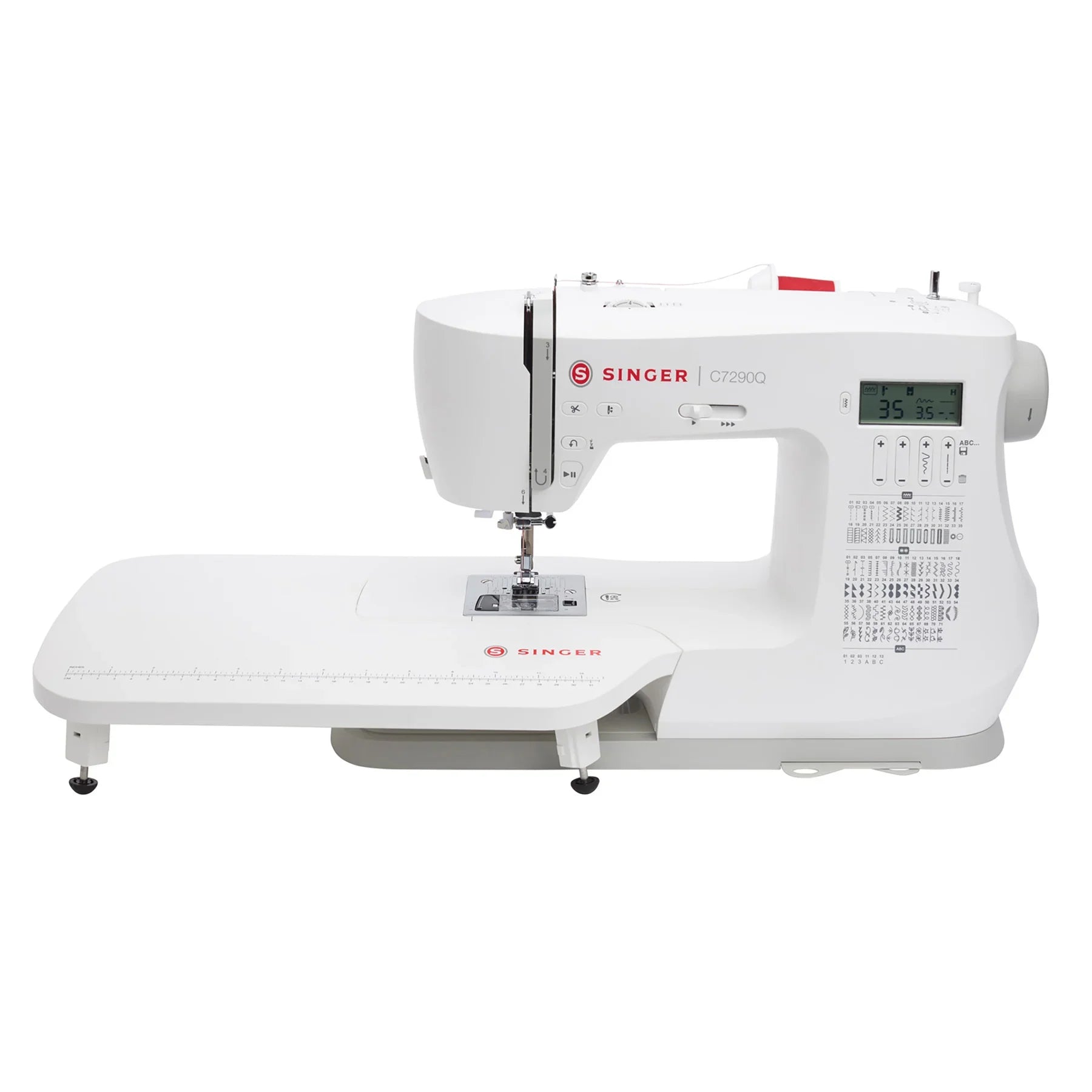 A sample of SINGER C7290Q Sewing & Quilting Machine with Extension Table.