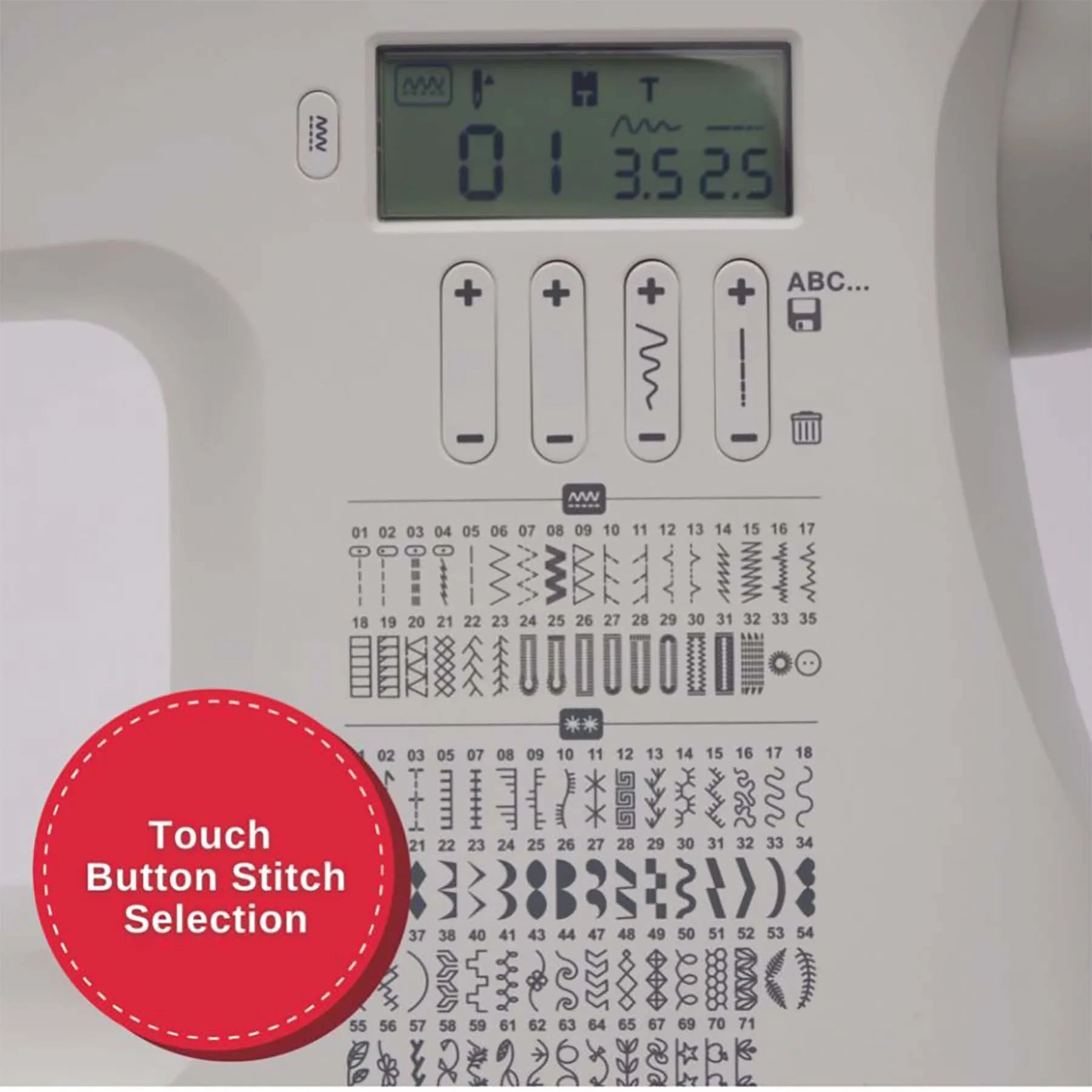 A sample of SINGER C7290Q Sewing & Quilting Machine with Extension Table.