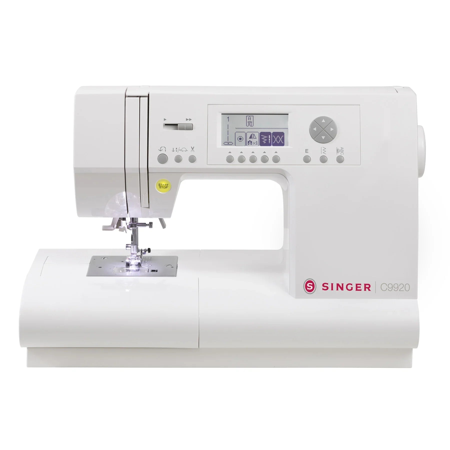 A sample of the Singer C9920 Sewing Machine.