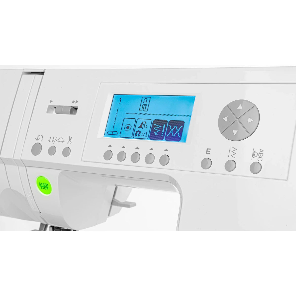 Digital screen of the Singer C9920 Sewing Machine.