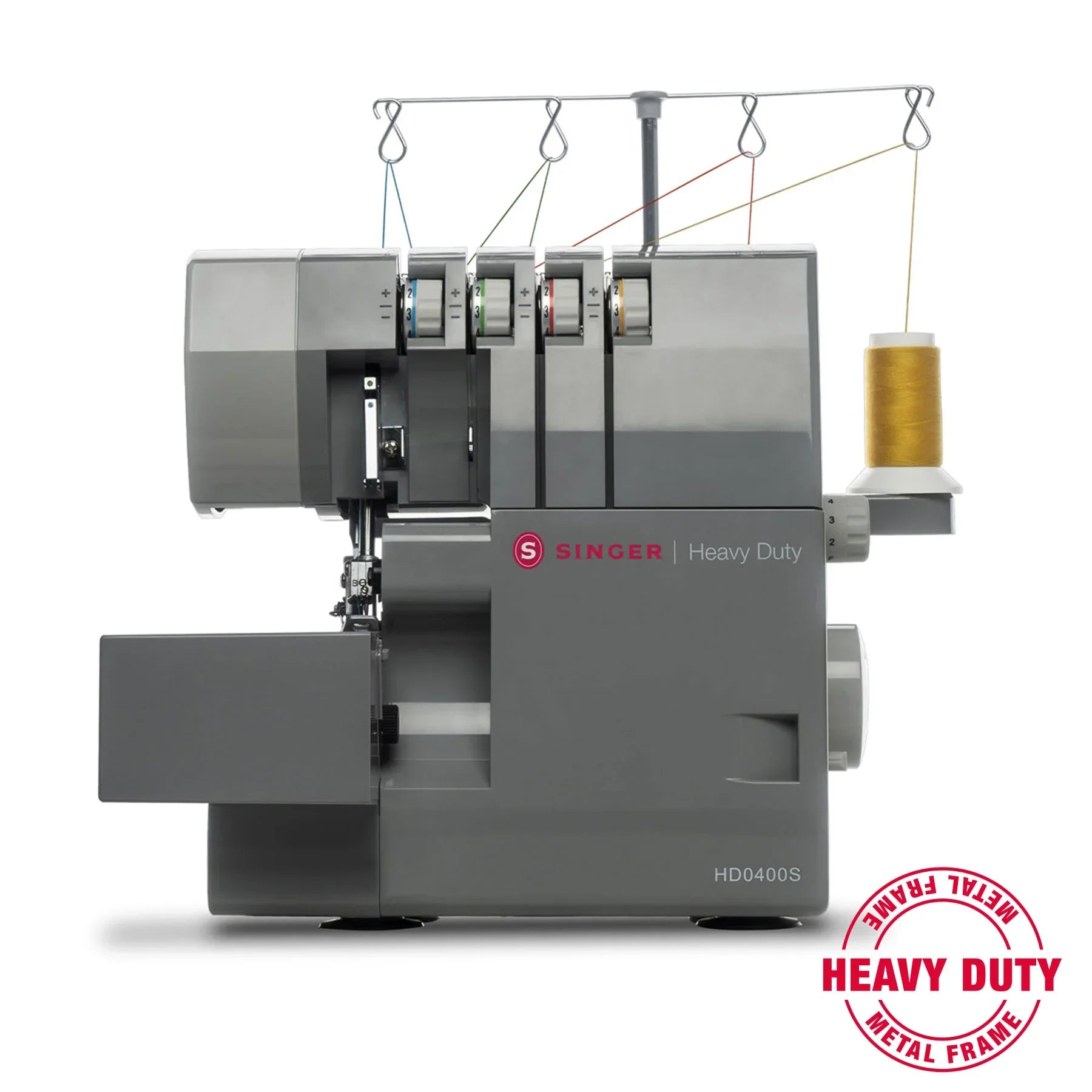 A sample of the Singer HD0400S Heavy Duty Serger Sewing Machine.