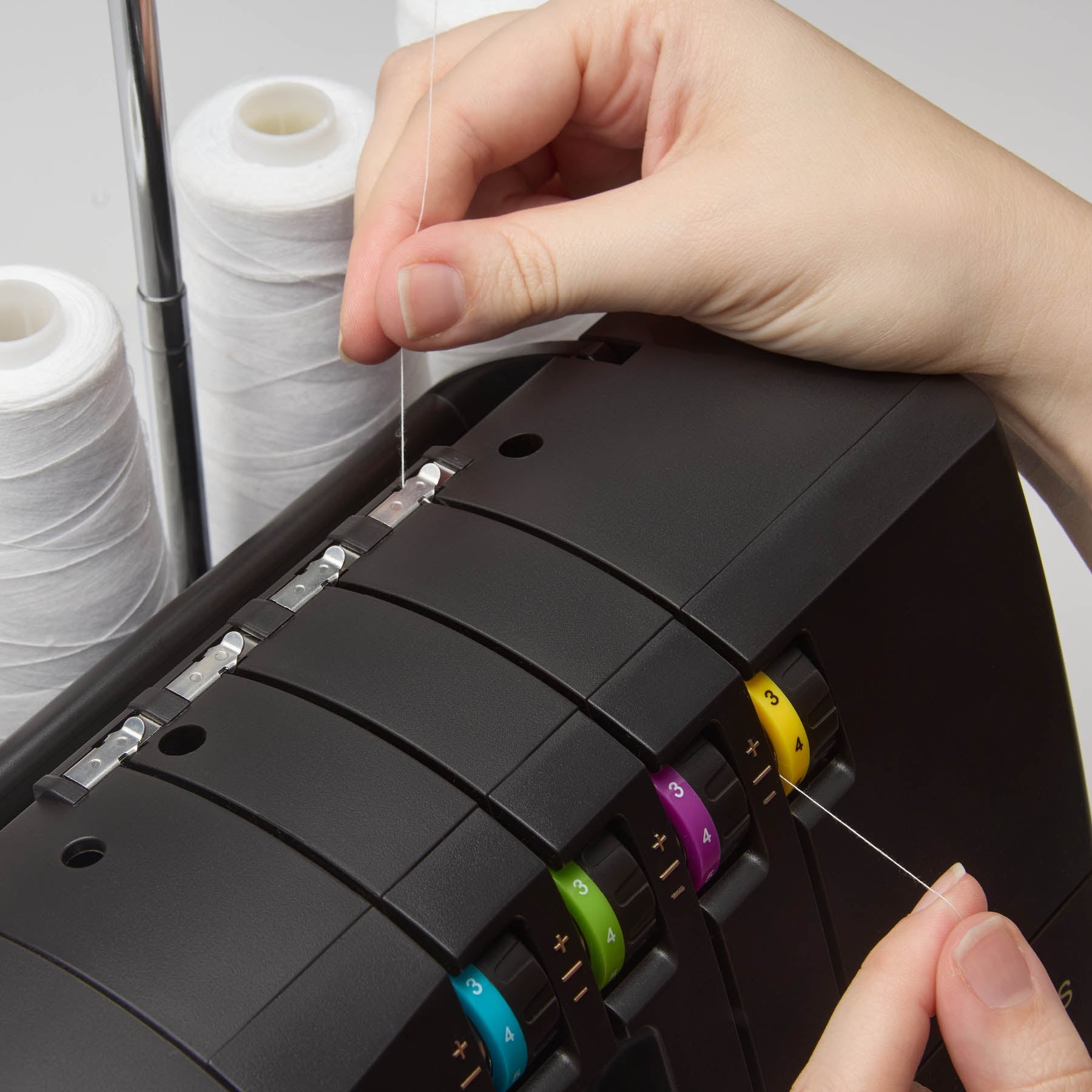 A sample of SINGER® HD0500S Classic Black Serger.