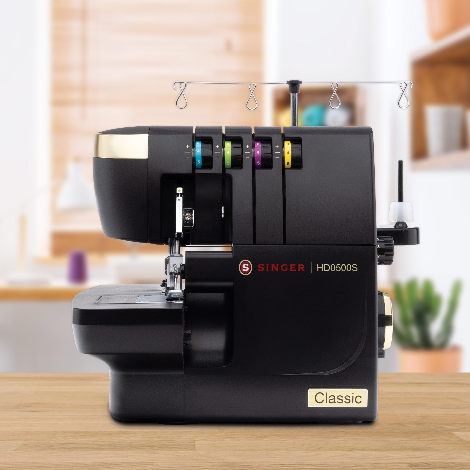 A sample of SINGER® HD0500S Classic Black Serger.