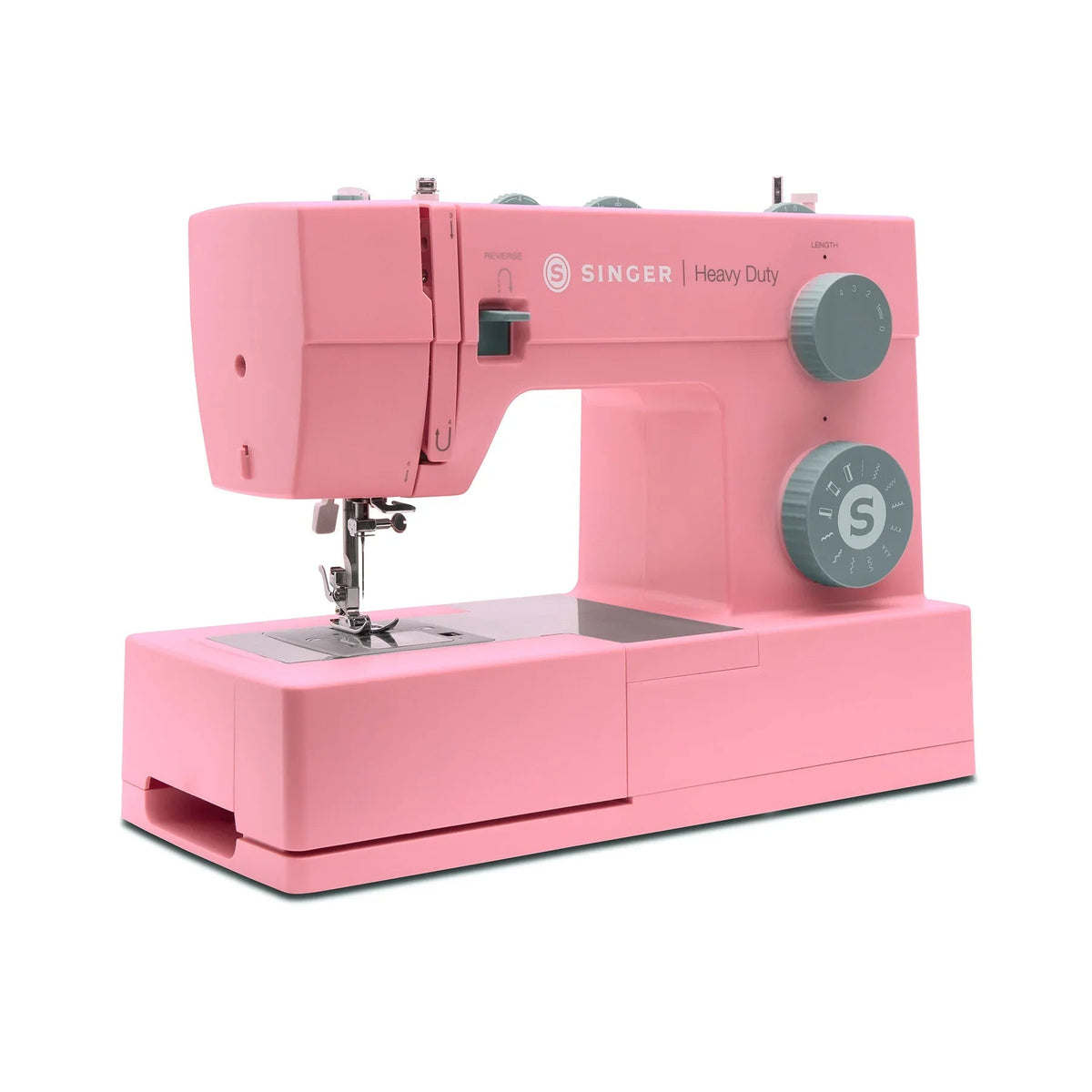 A sample of SINGER® Heavy Duty 4411 Pink Sewing Machine.