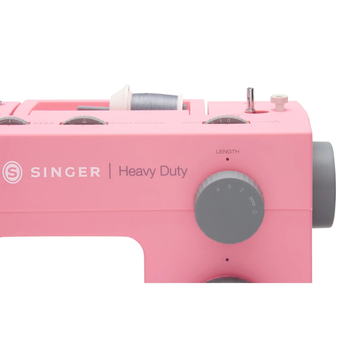 A sample of SINGER® Heavy Duty 4411 Pink Sewing Machine.