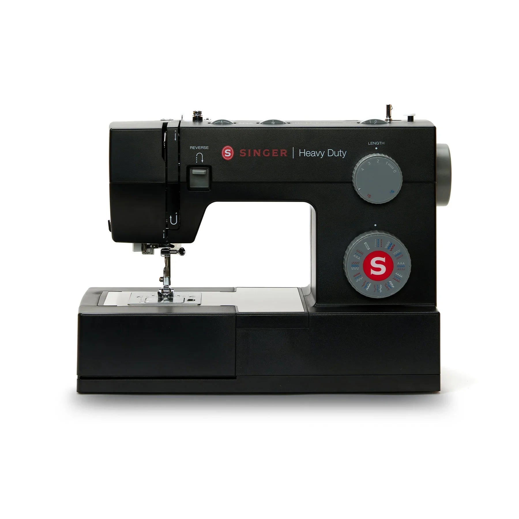 A sample of the Singer Heavy Duty 4432 Black Sewing Machine.
