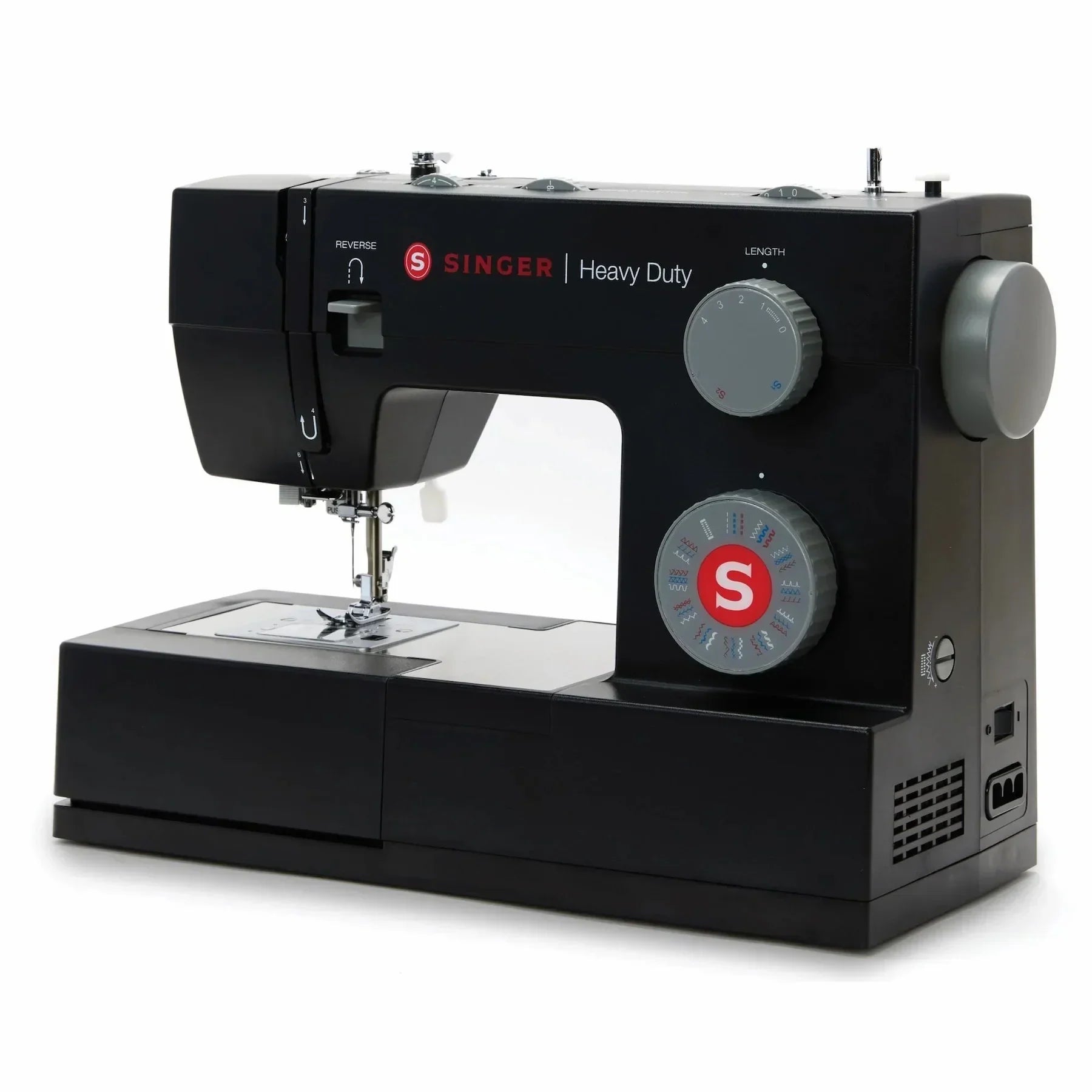 A sample of the Singer Heavy Duty 4432 Black Sewing Machine.