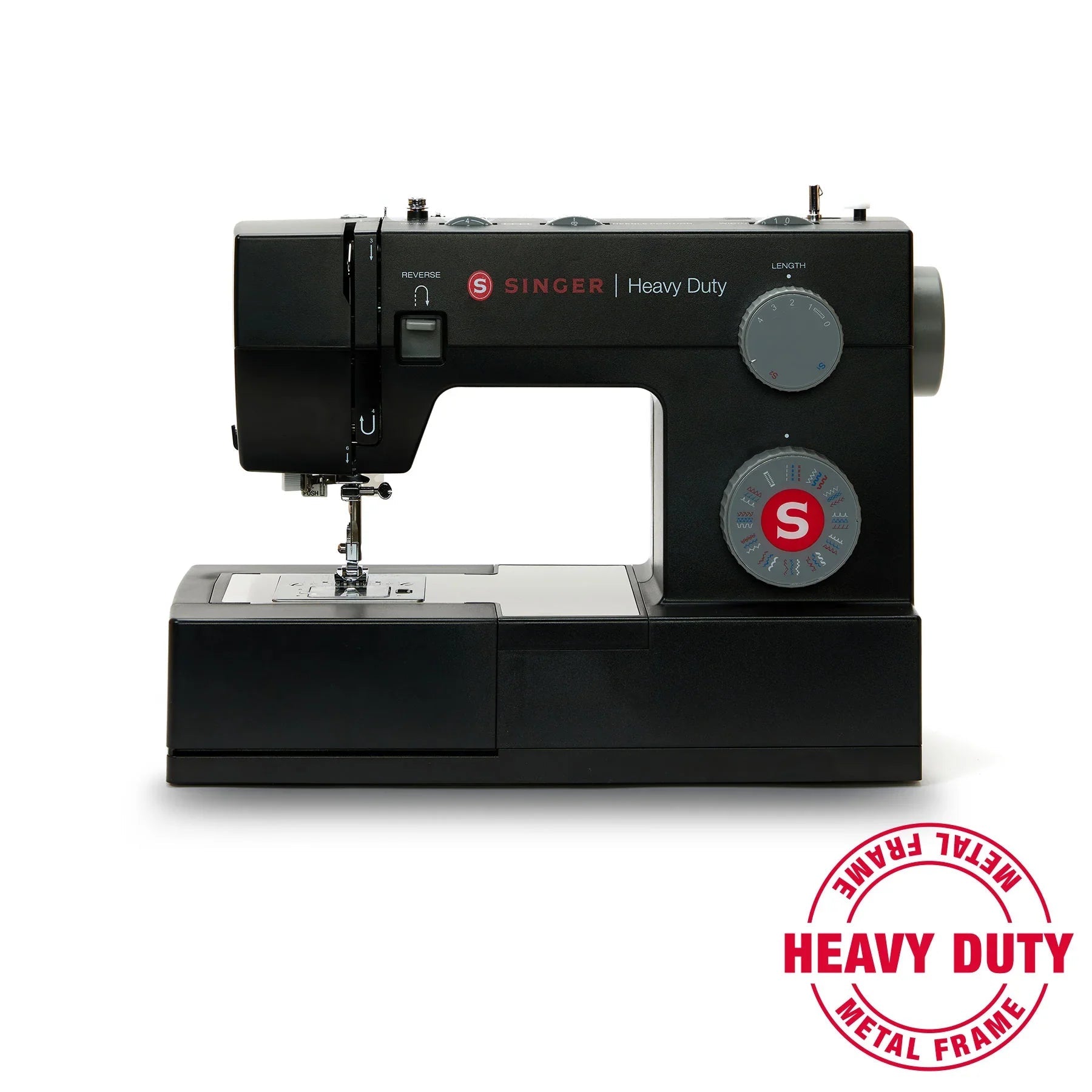 A sample of the Singer Heavy Duty 4432 Black Sewing Machine.