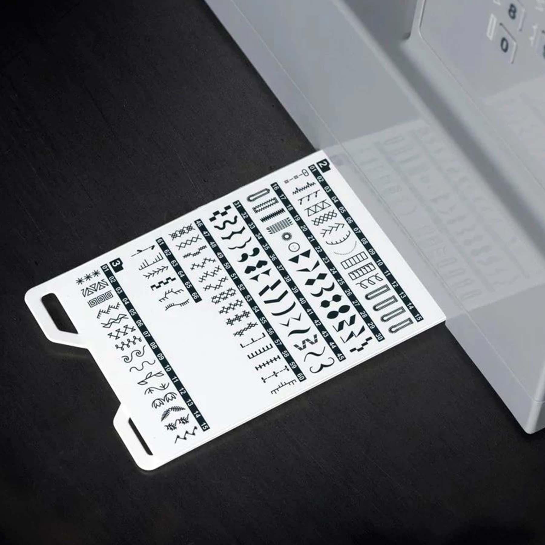 Pattern Guide of SINGER® Heavy Duty 6600C Sewing Machine.